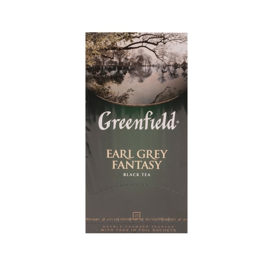 

Чай чёрный Greenfield эрл грей фантазия (Earl Grey Fantasy) 25 пакетиков 50 г