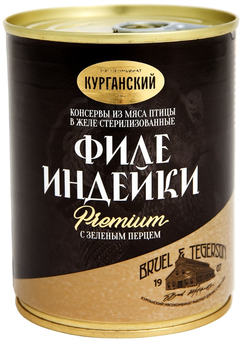 

Филе индейки Курганский Мкб Premium с зеленым перцем в желе 340 г