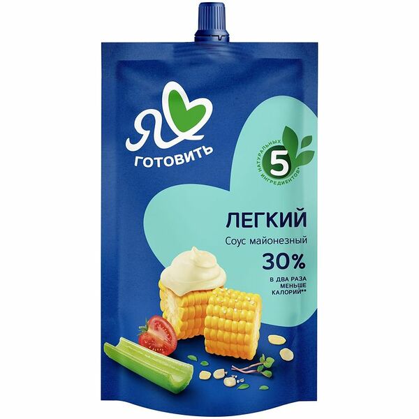 Соус Я люблю готовить майонезный Лёгкий 30%, 200 г