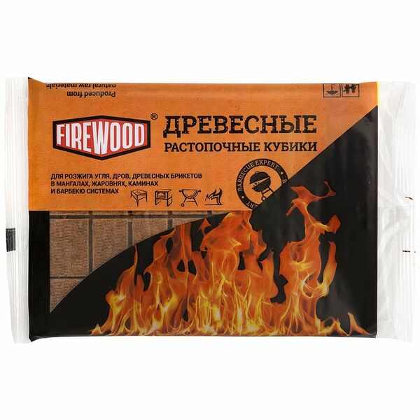 Брикеты FireWood для розжига древесные, 32шт