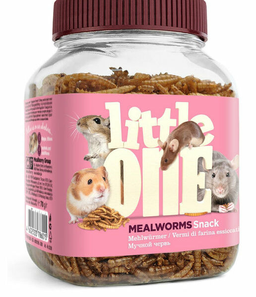 Little One Мучной червь лакомство для всеядных грызунов 70 г