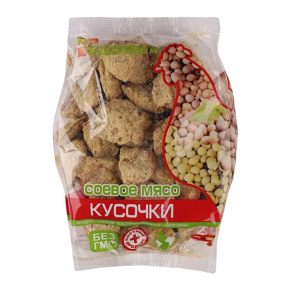 Мясо соевое Здоровка Кусочки