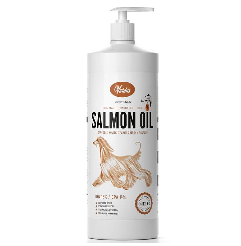 Масло лосося Vividus для животных 250 мл