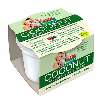 Десерт G-Balance кокосовый с йогуртовой закваской лесная ягода