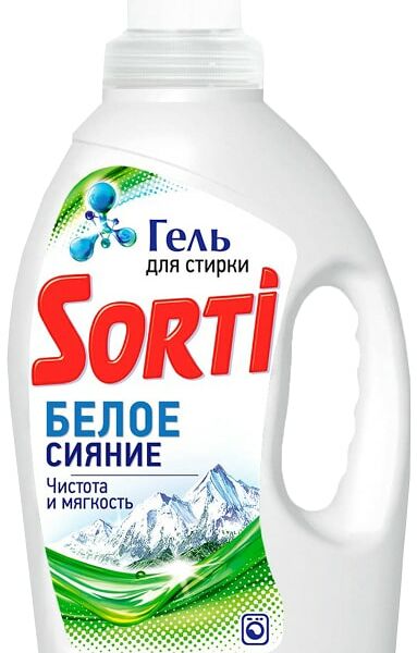 Гель для стирки Sorti Белое сияние 1200г
