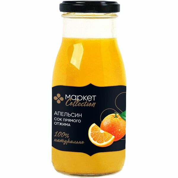 Сок апельсиновый с мякотью Market Collection, 250мл