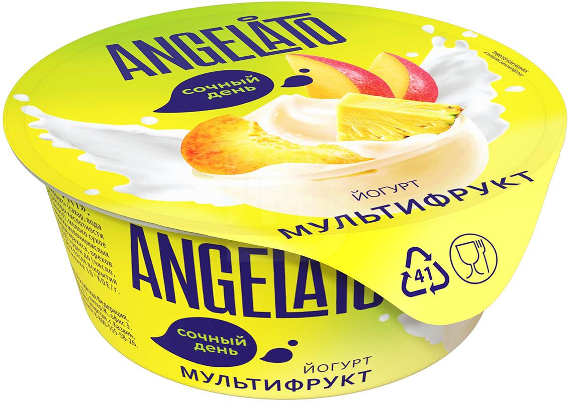 

Йогурт Angelato Мультифрукт вязкий 2.5% 120 г