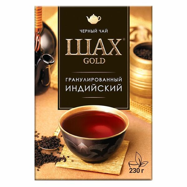 Чай черный Шах Gold Индийский гранулированный
