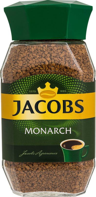 

Кофе Jacobs Monarch натуральный растворимый сублимированный, 190г
