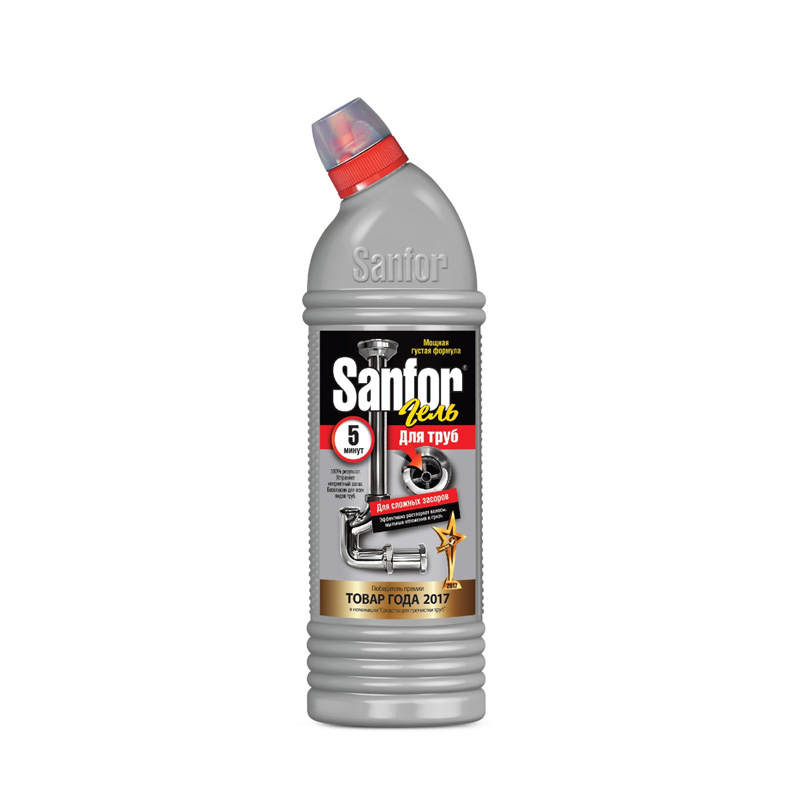 

Средство Sanfor 5 минут для устранения засоров 750 мл