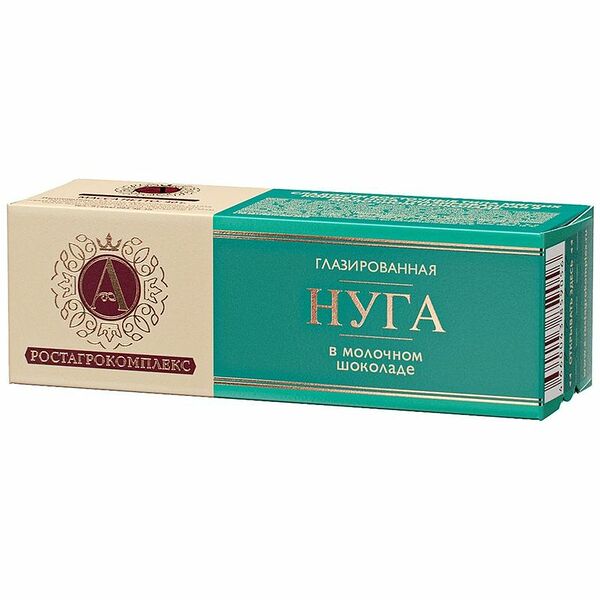 Нуга А.Ростагрокомплекс глазированная в молочном шоколаде, 40г
