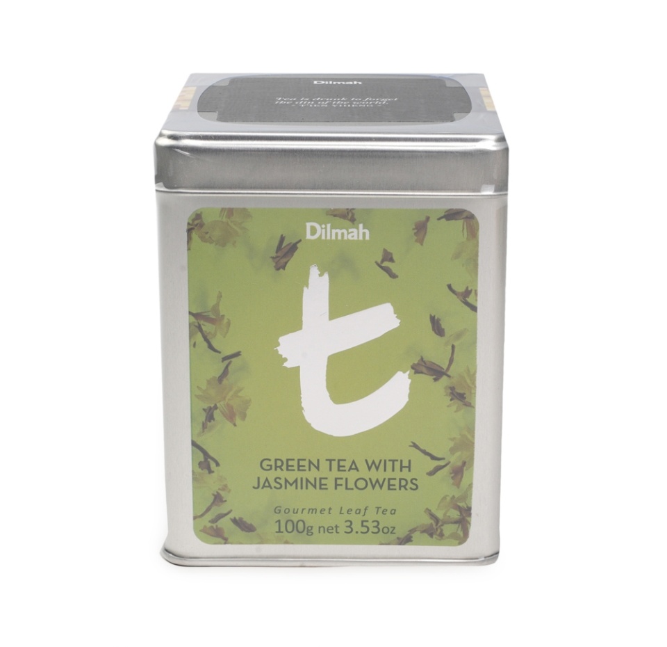 

Чай зелёный Dilmah Шри-Ланка листовой с жасмином 100 г