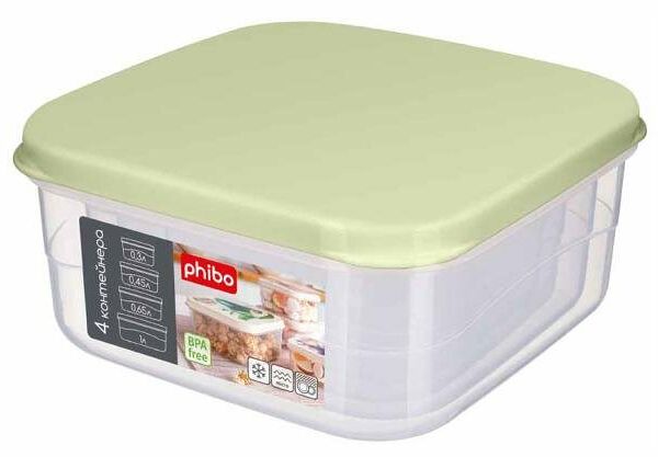 Комплект контейнеров Phibo, 4 шт