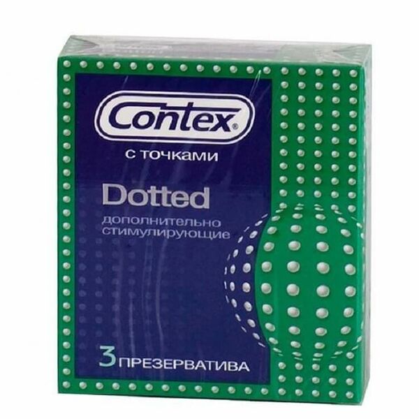Contex презервативы Dotted с точечной структурой № 3 шт