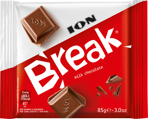 Плитка шоколадная Break молочный шоколад, 85г