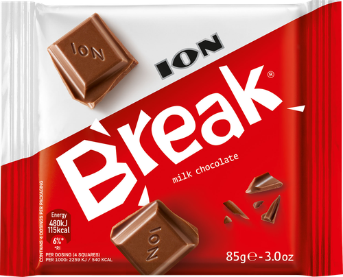 

Плитка шоколадная Break молочный шоколад, 85г