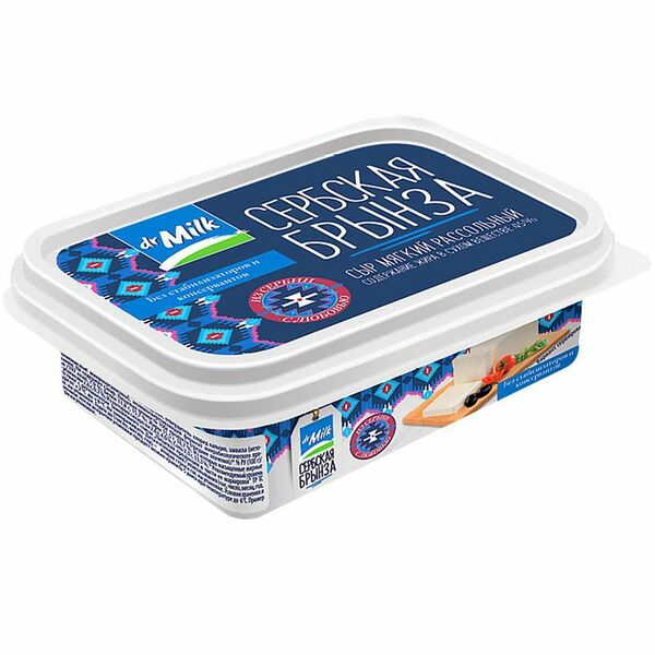 Сыр мягкий рассольный Dr.Milk Сербская Брынза 45% 165г