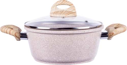 

Кастрюля Homeclub Balance литой алюминий стеклянная крышка 2 л арт. HM-BAL-2