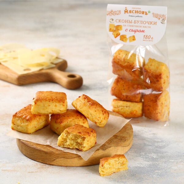 сконы-булочки с сыром МясновЪ Пекарня