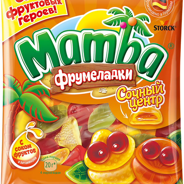 Мармелад жевательный Mamba Сочный Центр