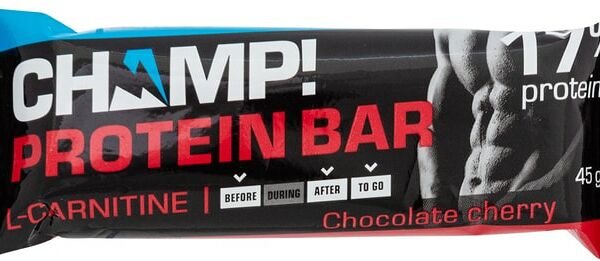 Батончик протеиновый Champ Шоколад-вишня 45г