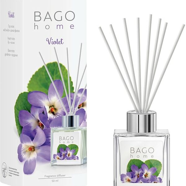 Ароматический мини-диффузор Bago home Фиалка 50мл