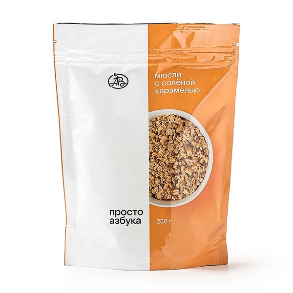 Мюсли Просто Азбука со вкусом соленая карамель
