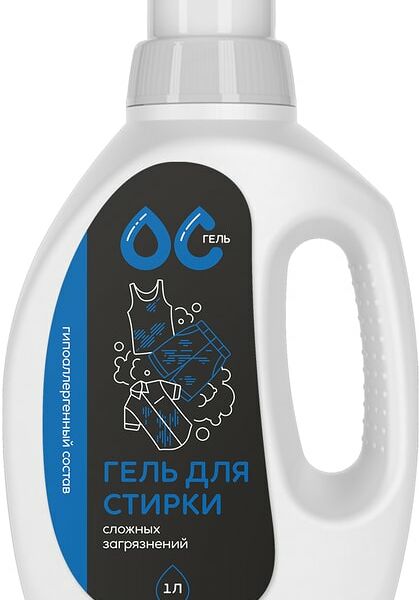 Гель для стирки ОС-Гель Для сложных загрязнений 1л