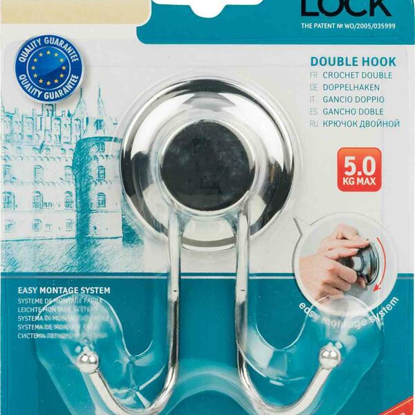 Крючок стальной Tatkraft двойной, 7 см