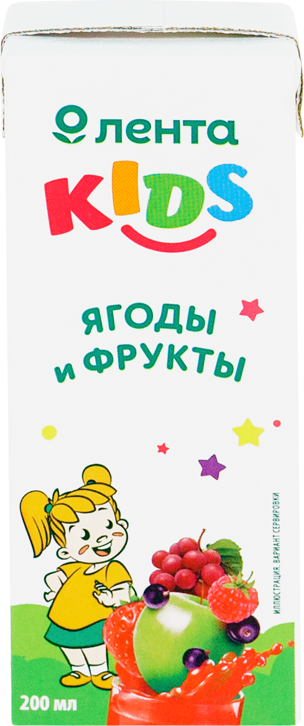 

Нектар Лента Kids из смеси ягод и фруктов 200 мл