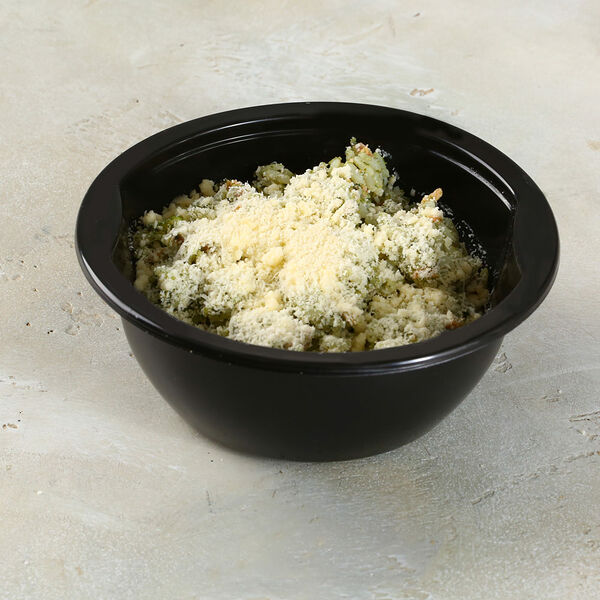 Ризотто с лососем и шпинатом с пармезаном МясновЪ Шеф-повар от КуулКлевер