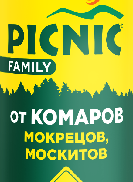 Picnic Family - аэрозоль от комаров 150 см3 (12)