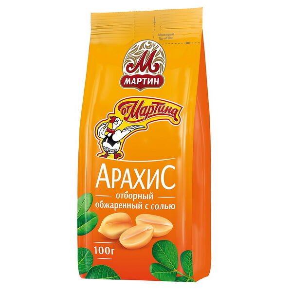 Арахис отборный «От Мартина» обжаренный с солью 100г