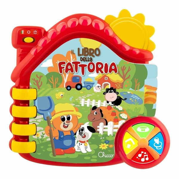 Chicco: Игрушка-книжка Ферма ABC рус/англ 6м+ (1232025)