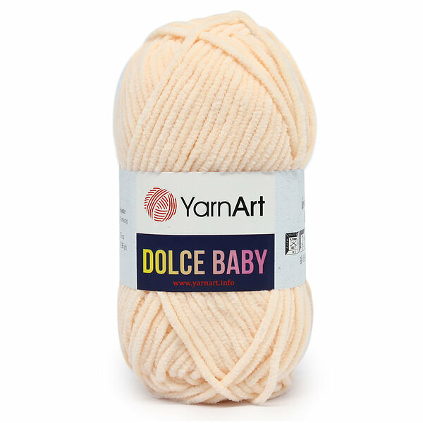 Пряжа YarnArt 'Dolce Baby' 50гр 85м (100% микрополиэстер)(779 пудровый),шт