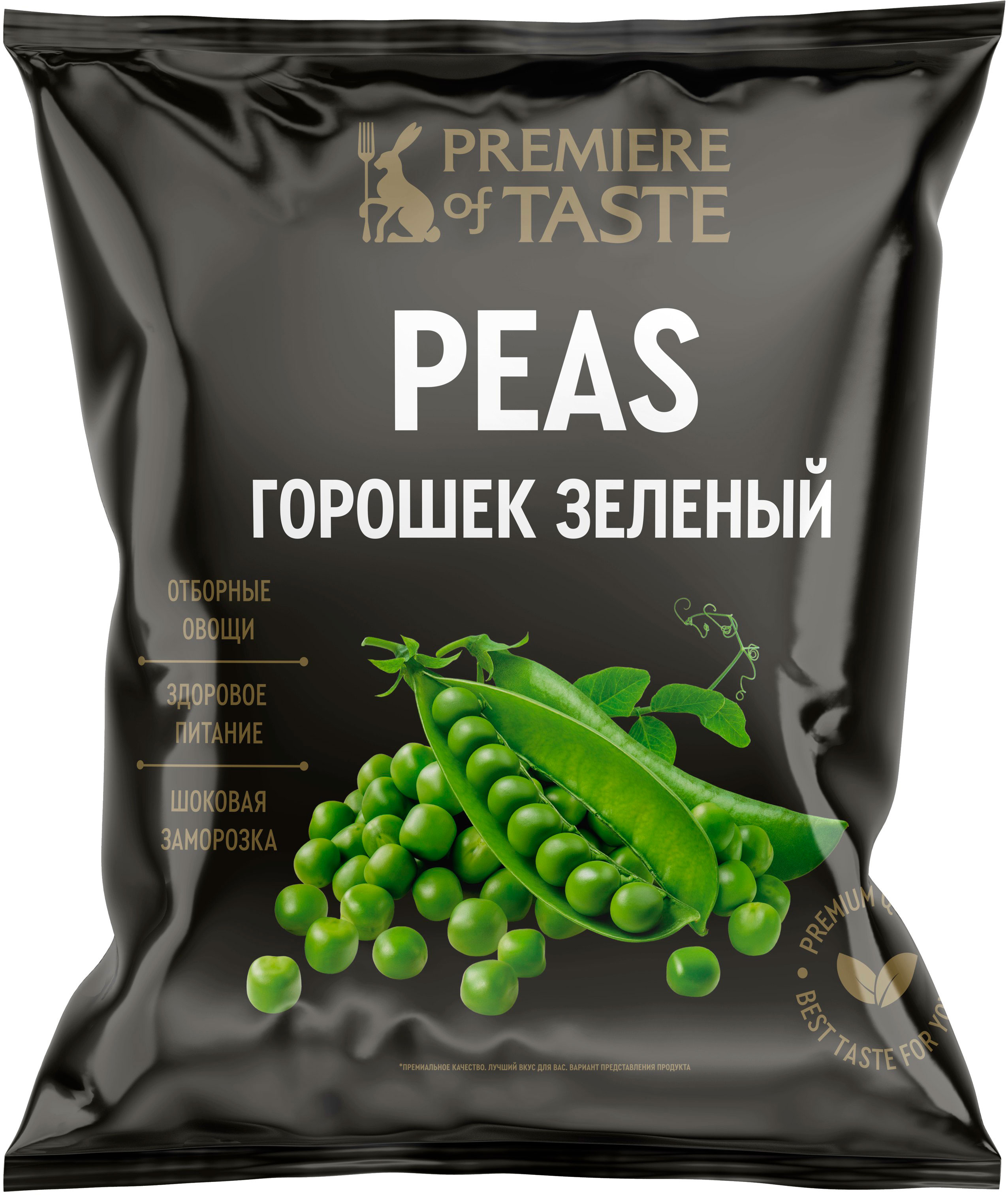 

Горошек зеленый Premiere Of Taste замороженный