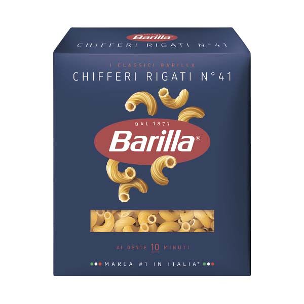 Макаронные изделия Barilla 450гр Киффери Ригати №41 гр А карт/уп