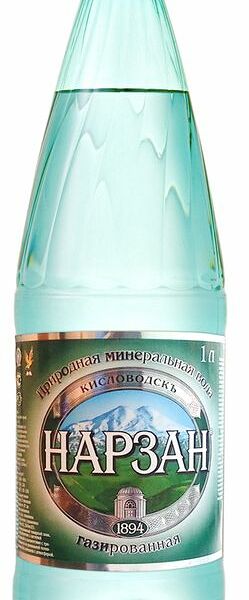 Вода Нарзан минеральная газированная 1л