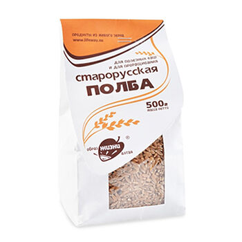 Полба Образ жизни Старорусская цельнозерновая, 500г