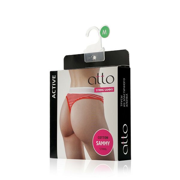Женские трусы Atto Sammy - string, Красный, M