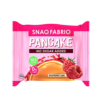 Протеиновое печенье Snaq Fabriq Pancake малиновый джем без сахара 45 г