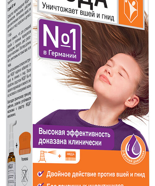 Нюда 50 мл спрей  с расческой