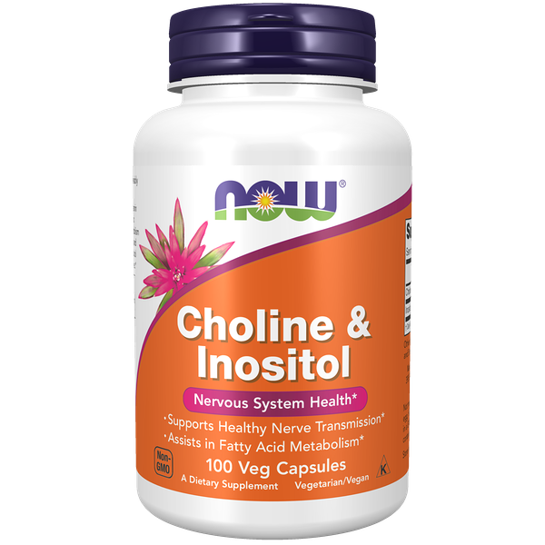 Капсулы NOW Choline&Inositol 100 шт