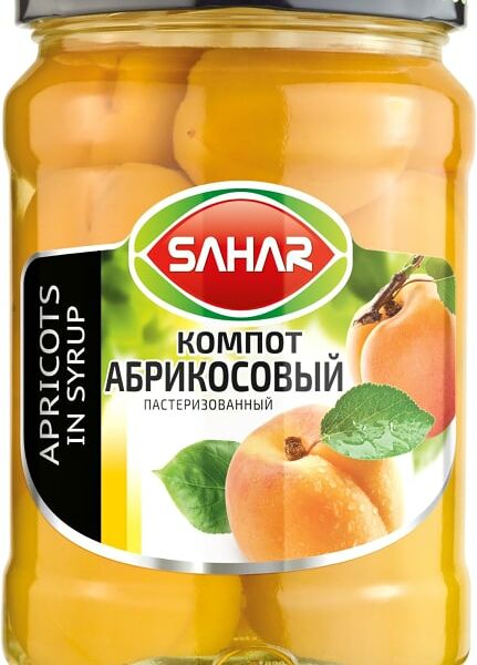 Компот Sahar из абрикосов 660г