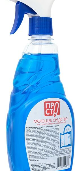 Средство для мытья стекол ПРОСТО 500мл