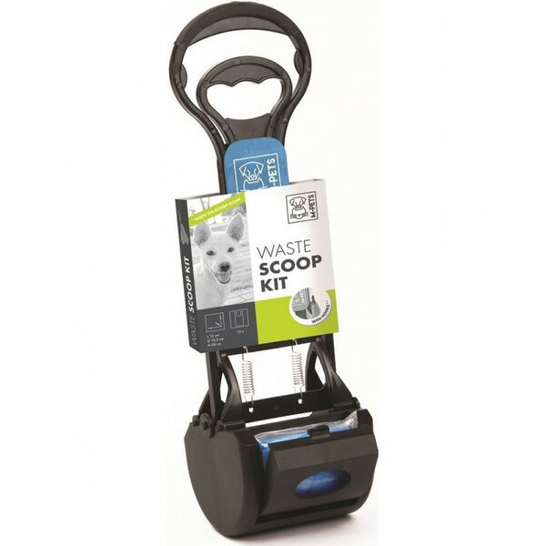 Устройство MPets для сбора собачьих фекалий + 10 пакетов, 10.5х12х38 см