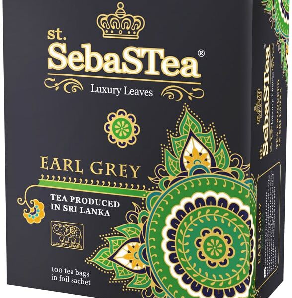 Чай черный SebasTea Earl Grey Бергамот 100*1.5г