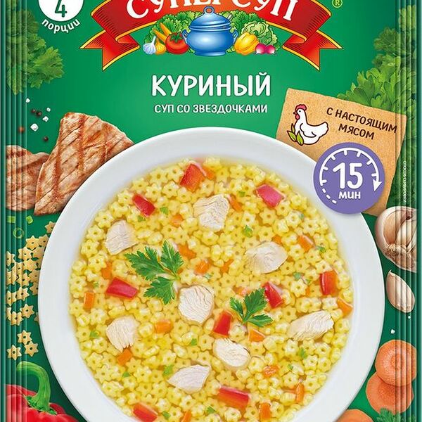 Смесь для супа Суперсуп Куриный звездочки