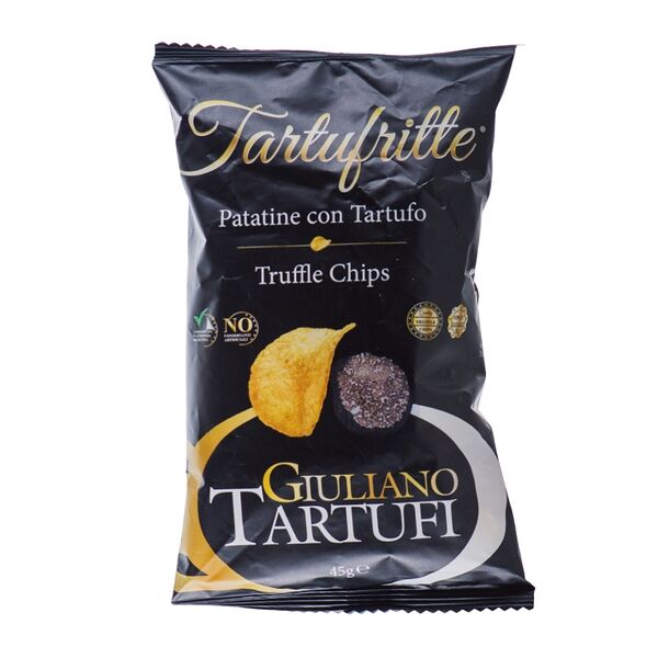 Чипсы картофельные Giuliano Tartufi с черным трюфелем Patatine con Tartufo