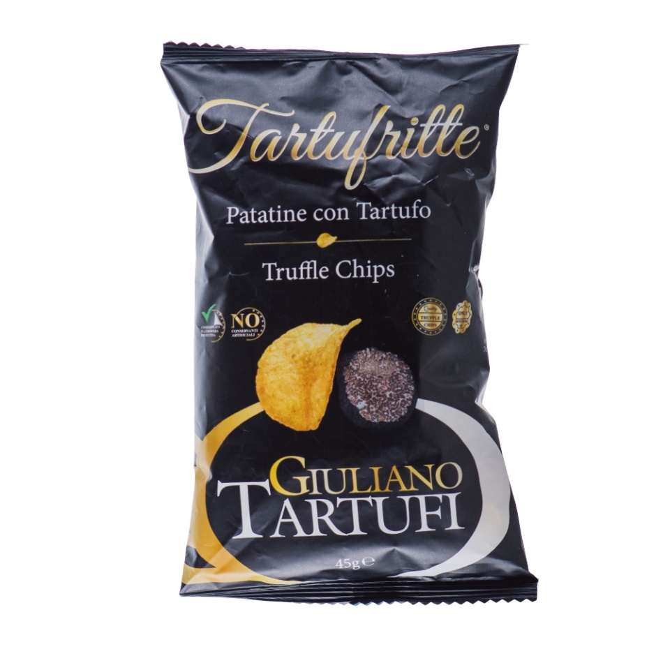 

Чипсы картофельные Giuliano Tartufi с черным трюфелем Patatine con Tartufo 45 г